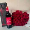 Red Roses & 4th Street Wine | Gifts and Flowers Kenya