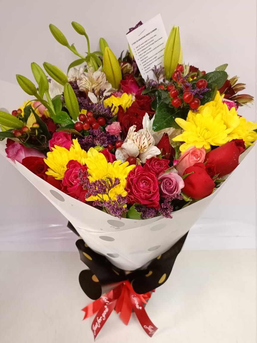 Colourful celebration bouquet | Gifts and Flowers Kenya